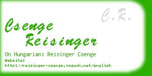 csenge reisinger business card